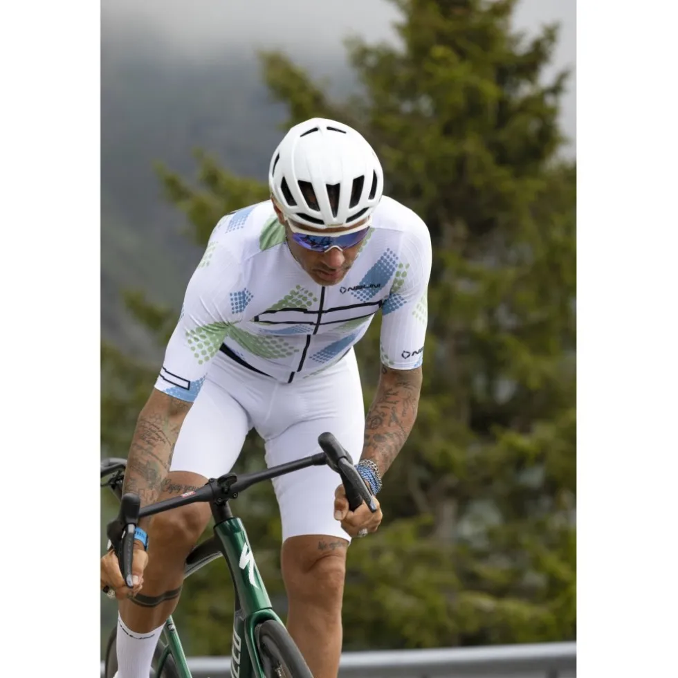Nalini Harlem Fietsshirt heren - wit 4020