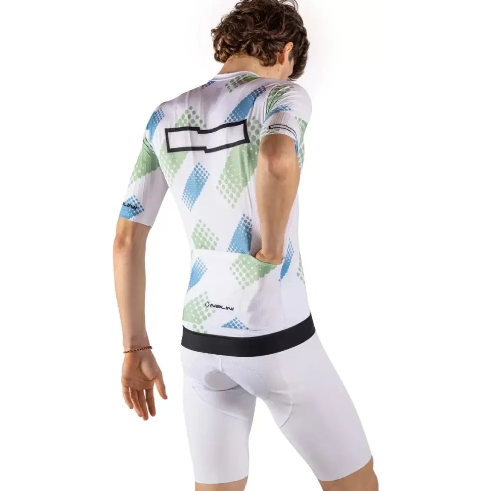Nalini Harlem Fietsshirt heren - wit 4020