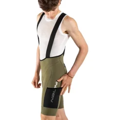 Nalini New Gravel Fietsshort met bretels voor heren - groen 4400