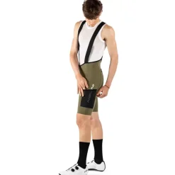 Nalini New Gravel Fietsshort met bretels voor heren - groen 4400