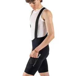 Nalini New Gravel Fietsshort met bretels voor heren - zwart 4000