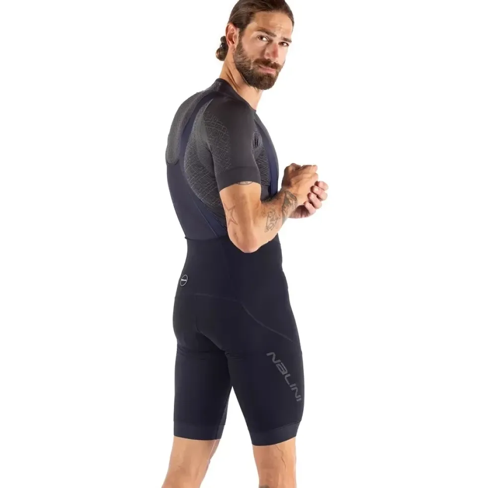 Nalini New Ideale Fietsshorts met bretels Heren - zwart 4000