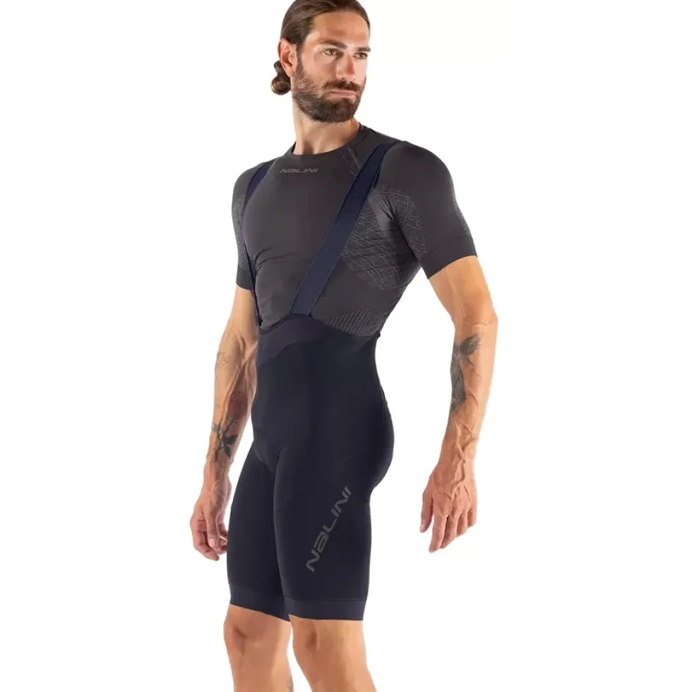 Nalini New Ideale Fietsshorts met bretels Heren - zwart 4000