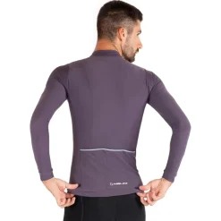 Nalini New Soft Wrap Fietstrui met lange mouwen Heren - dusty purple 4800