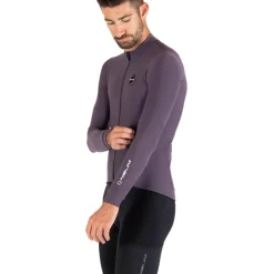 Nalini New Soft Wrap Fietstrui met lange mouwen Heren - dusty purple 4800