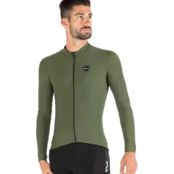 Nalini New Soft Wrap Fietstrui met lange mouwen Heren - armata 4500