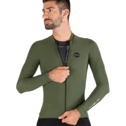 Nalini New Soft Wrap Fietstrui met lange mouwen Heren - armata 4500