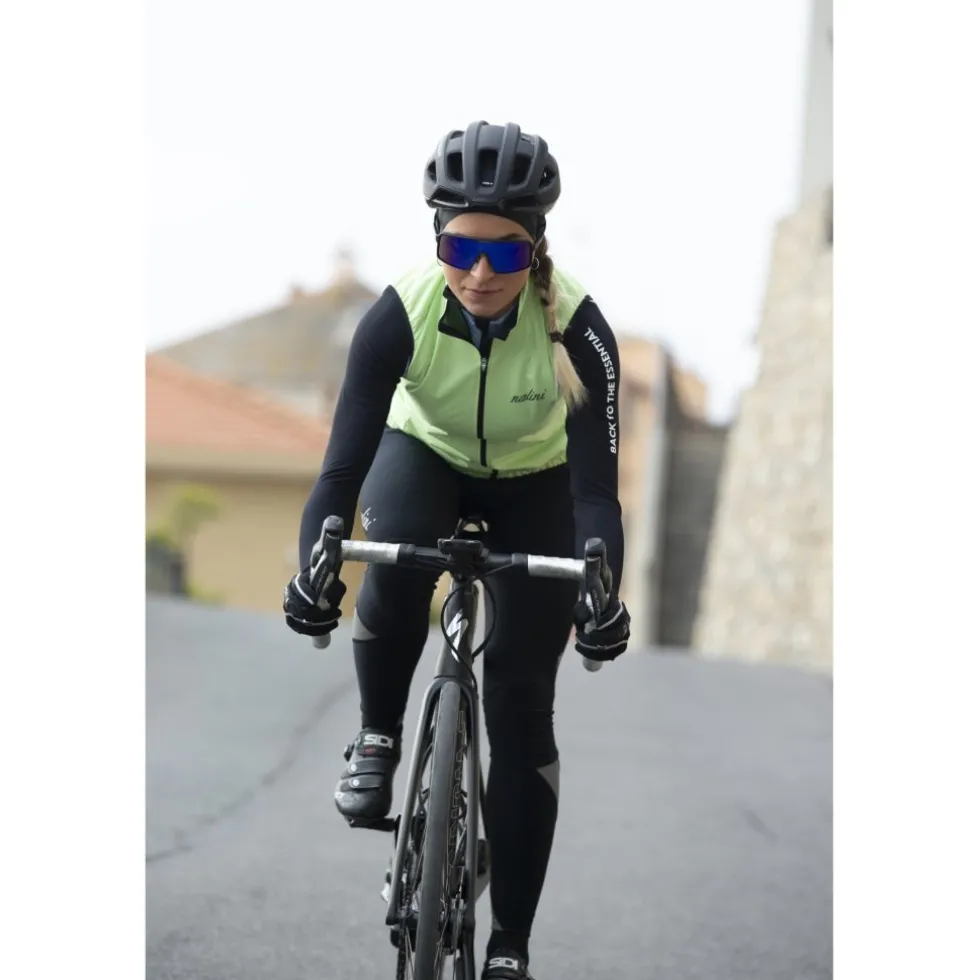 Nalini New Waterafstotende Fietsvest Dames - lime cytrus 4040