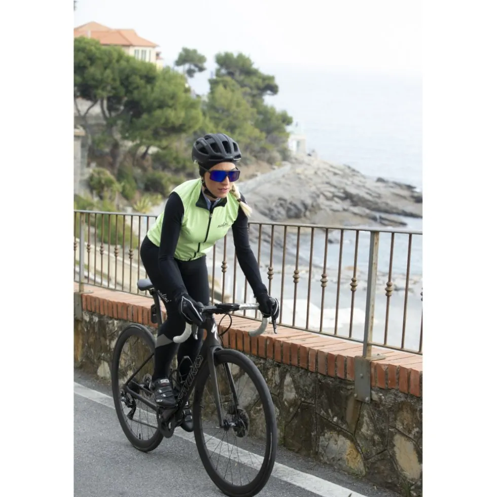 Nalini New Waterafstotende Fietsvest Dames - lime cytrus 4040
