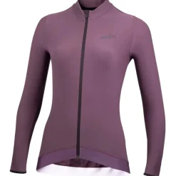 Nalini New Wrap Fietstrui met lange mouwen Dames - dusty purple 4800