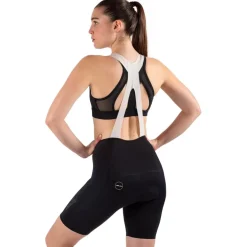 Nalini Perfect Fietsshort met bretels Dames - black/pristine 4020
