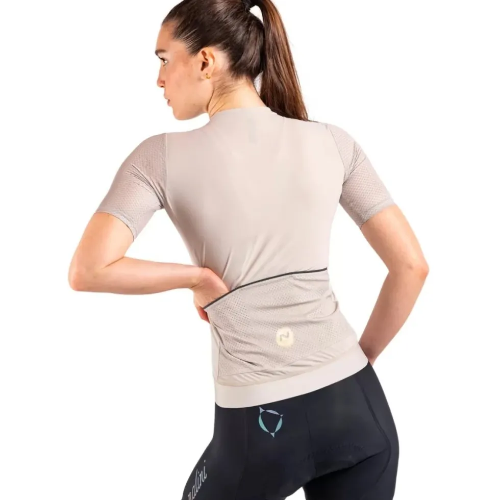 Nalini Pure Gold Fietsshirt dames - dusty grey 4010