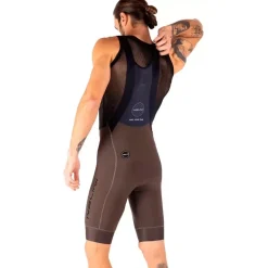 Nalini Pure Gravel Fietsshorts met bretels Heren - brown 4550
