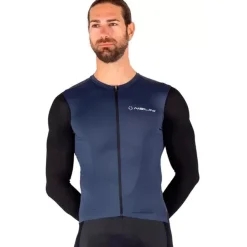 Nalini Pure Gravel Fietstrui met lange mouwen Heren - dark blue/black 4250