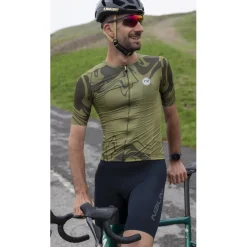 Nalini Pure Silver Fietsshirt heren - dark forest green 4400