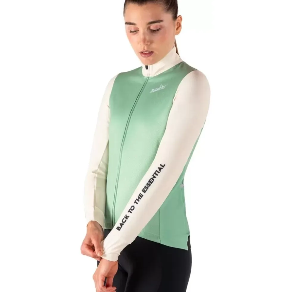 Nalini Race Warm Fietsjas Dames - sage/pristine 4400