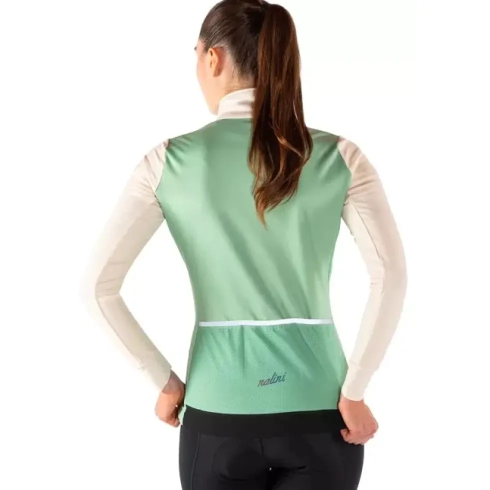 Nalini Race Warm Fietsjas Dames - sage/pristine 4400
