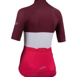 Nalini San Francisco Fietsshirt met Korte Mouwen Dames - red wine/ fuxia 4700