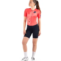 Nalini Skinfluid Racepak dames - blauw/roze 4250