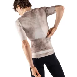 Nalini Tie Dye Fietsshirt heren - sand 4500