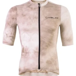 Nalini Tie Dye Fietsshirt heren - sand 4500
