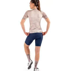Nalini Tie Dye Fietsshirt dames - sand 4500