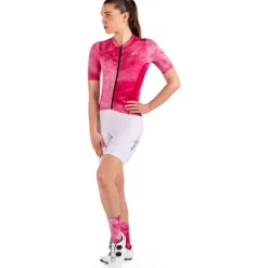 Nalini Tie Dye Fietsshirt dames - orchid 4700