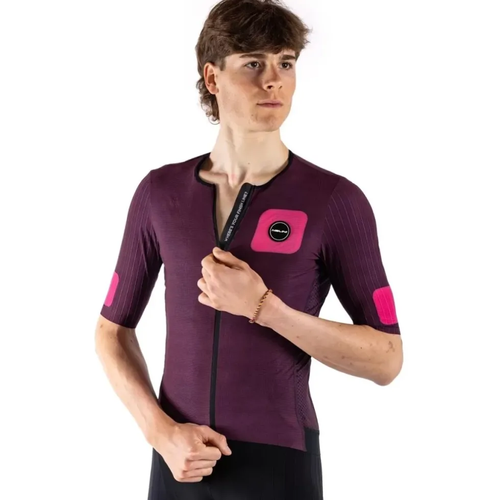Nalini Xskin Speed Fietsshirt heren - langhe/fuxia 4600
