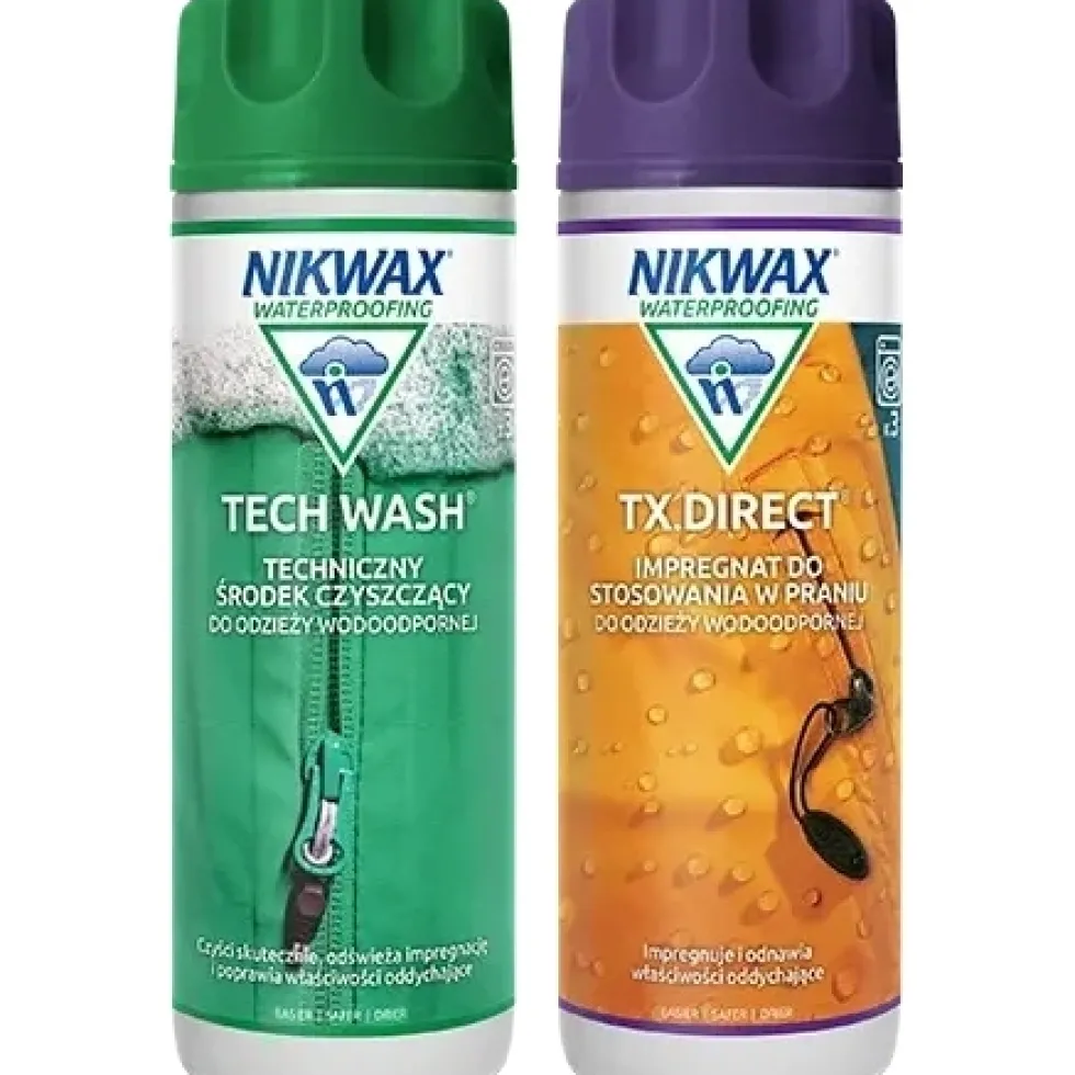 Nikwax Tech Wash Wasmiddel + TX.Direct Wash-in Impregnatie Set 2 x 300 ml