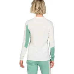 Norrona falketind equaliser merino round Neck Shirt met Lange Mouwen Dames - Malachite Green