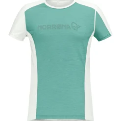 Norrona falketind equaliser merino T-Shirt Dames - Malachite Green