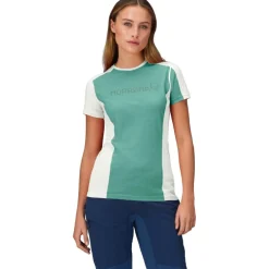 Norrona falketind equaliser merino T-Shirt Dames - Malachite Green