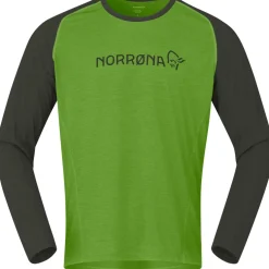 Norrona fjørå equaliser lightweight Shirt met Lange Mouwen Heren - Norrona Green