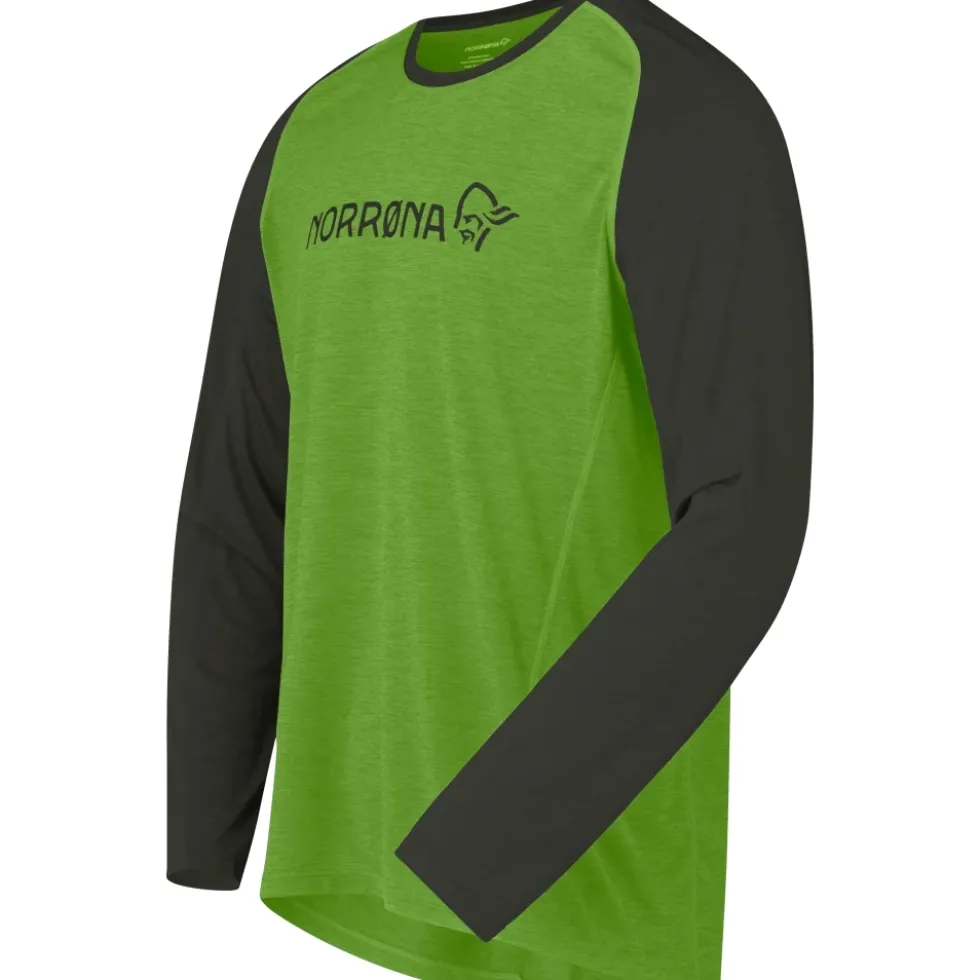 Norrona fjørå equaliser lightweight Shirt met Lange Mouwen Heren - Norrona Green