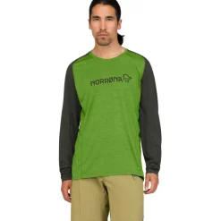 Norrona fjørå equaliser lightweight Shirt met Lange Mouwen Heren - Norrona Green