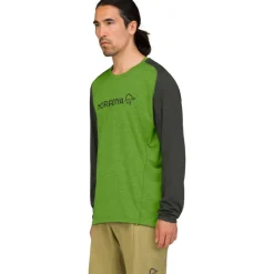 Norrona fjørå equaliser lightweight Shirt met Lange Mouwen Heren - Norrona Green