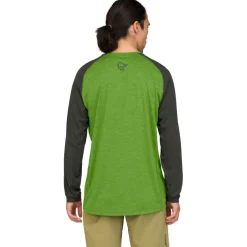 Norrona fjørå equaliser lightweight Shirt met Lange Mouwen Heren - Norrona Green