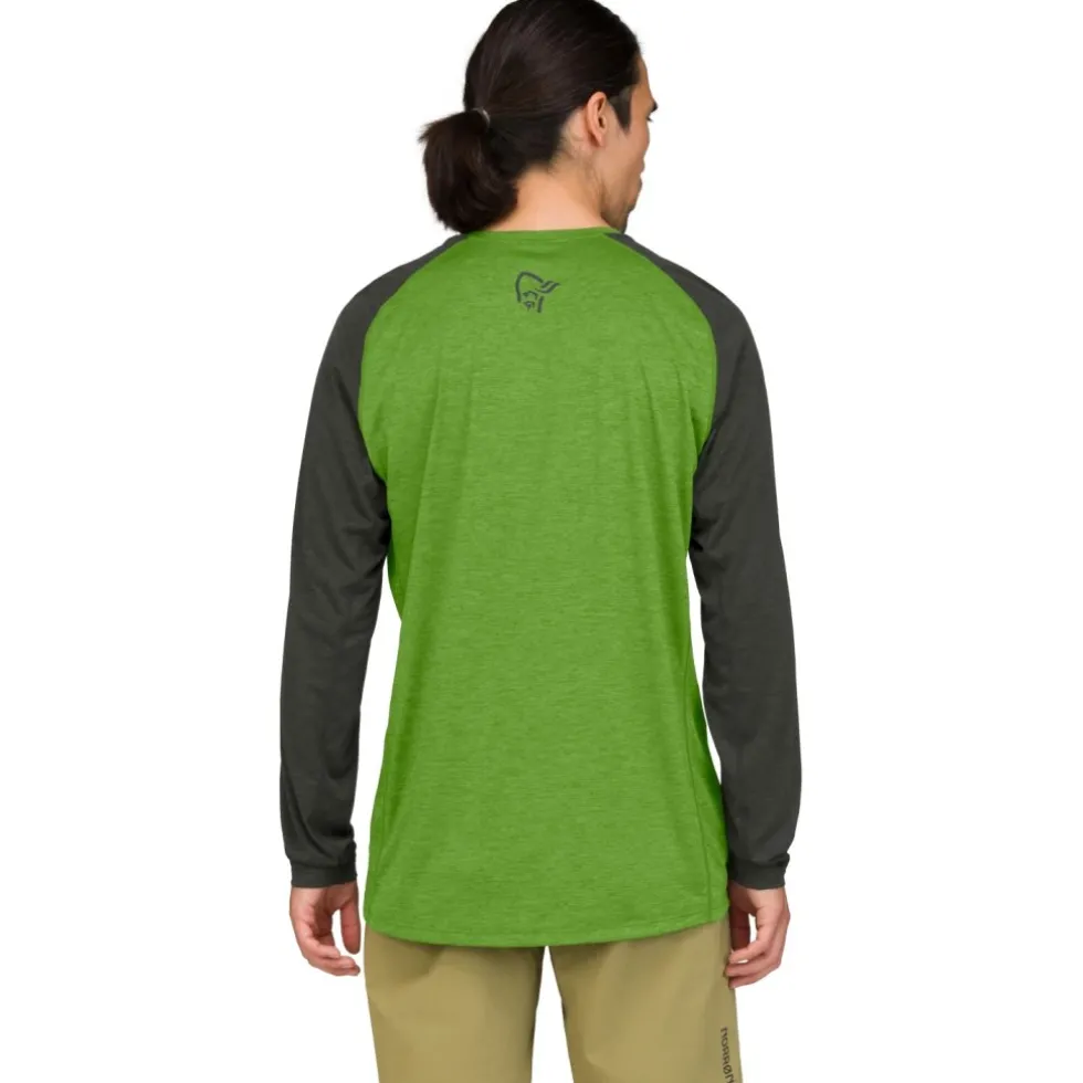 Norrona fjørå equaliser lightweight Shirt met Lange Mouwen Heren - Norrona Green