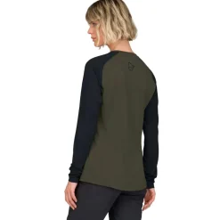 Norrona fjørå equaliser lightweight Shirt met Lange Mouwen Dames - Olive Night