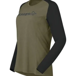 Norrona fjørå equaliser lightweight Shirt met Lange Mouwen Dames - Olive Night