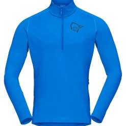 Norrona fjørå equaliser Zip Top Shirt met Lange Mouwen Heren - Skydiver