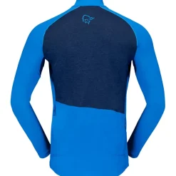 Norrona fjørå equaliser Zip Top Shirt met Lange Mouwen Heren - Skydiver