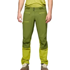 Norrona fjørå flex1 Broek Heren - Pesto/Golden Lime