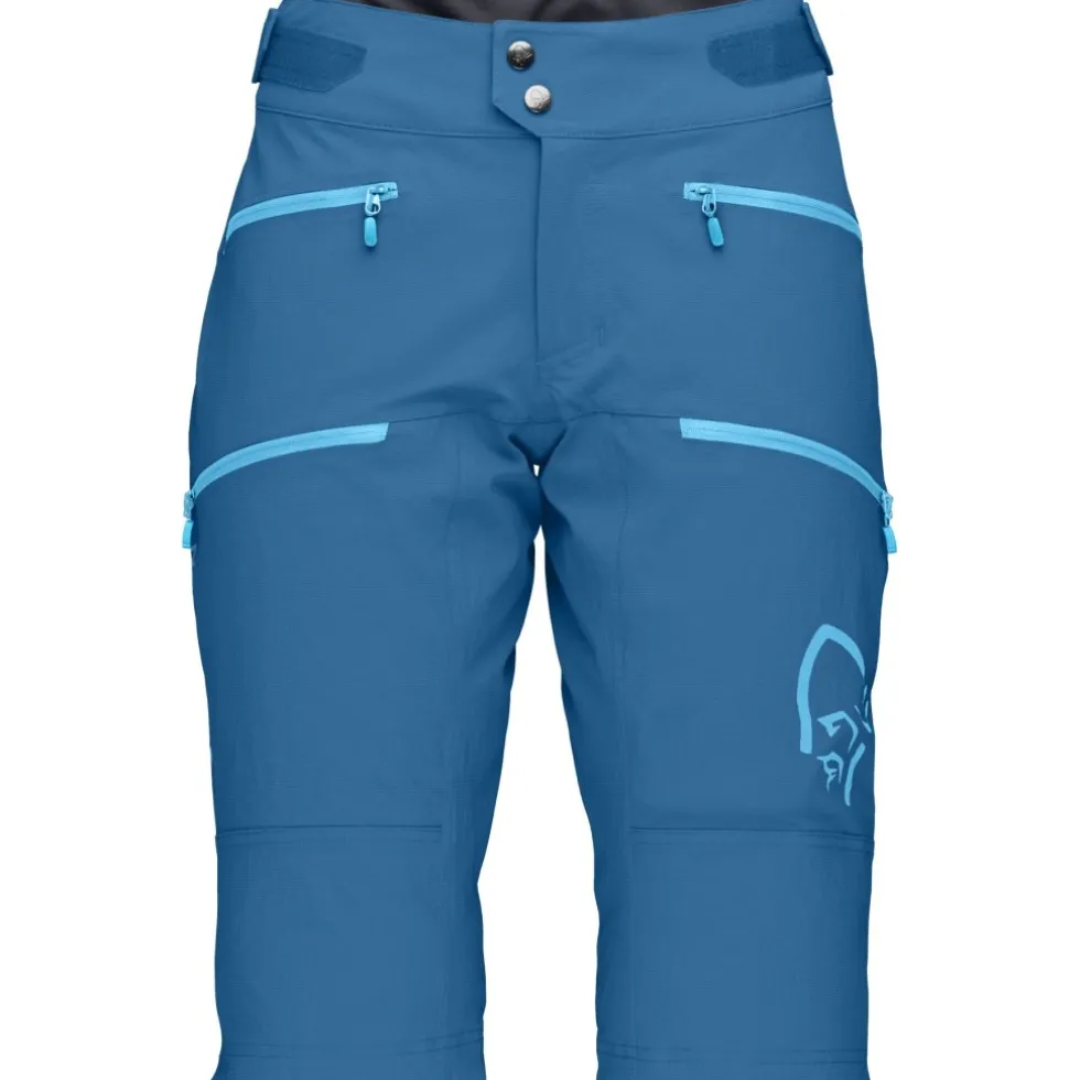 Norrona fjørå flex1 heavy duty Short Dames - Mykonos Blue