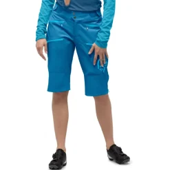 Norrona fjørå flex1 heavy duty Short Dames - Mykonos Blue