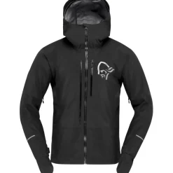 Norrona fjørå Gore-Tex Pro Jas Heren - Caviar Black