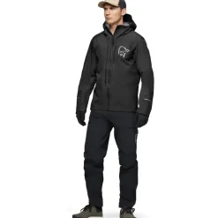Norrona fjørå Gore-Tex Pro Jas Heren - Caviar Black