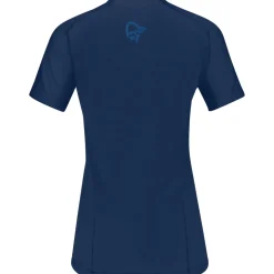 Norrona fjørå wool T-Shirt Dames - Indigo Night/Infinity
