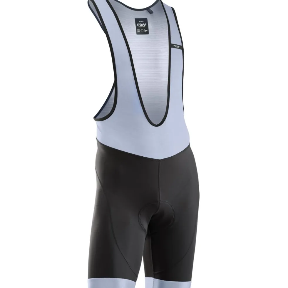 Northwave Active Evo Short met Bretels Heren - black/ice grey 154