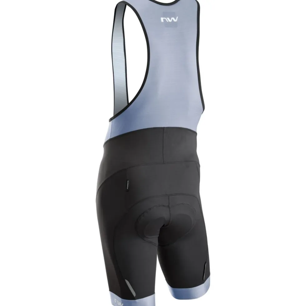 Northwave Active Evo Short met Bretels Heren - black/ice grey 154